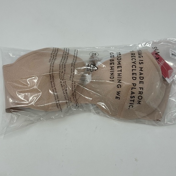 NEW Spanx Sz S D-DD Champagne Beige SheerFlex Fit To You Bra Unlined 30071R W2 - Picture 3 of 4